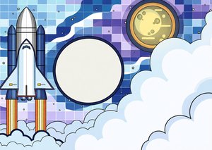 太空小报简单又漂亮 | 航天科技主题手抄报模板可打印word下载