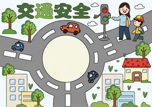 交通安全小报简单又漂亮模板！全国交通安全日手抄报内容大全，适合小学生轻松制作