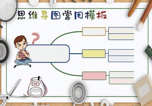 思维导图常用模板手抄报简单又漂亮小报手抄报怎么画数学复习总结