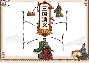 三国演义小报简单又漂亮！三国演义手抄报模板，适合学生阅读分享，一看就会画