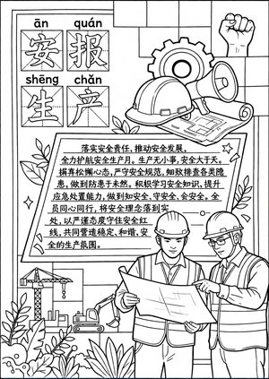可打印线稿