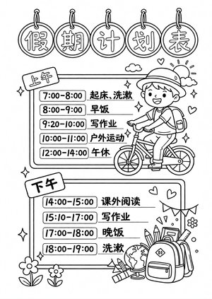 可打印线稿