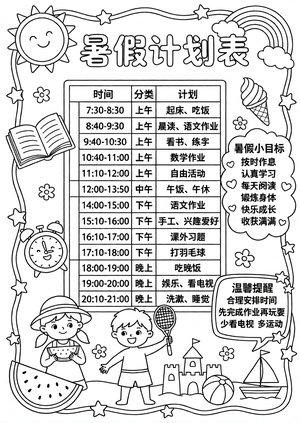 可打印线稿