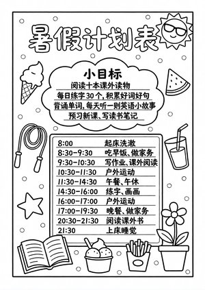 可打印线稿