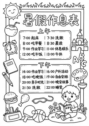 可打印线稿