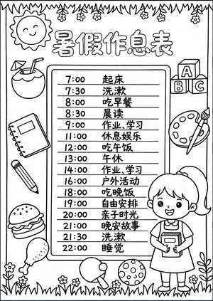 可打印线稿
