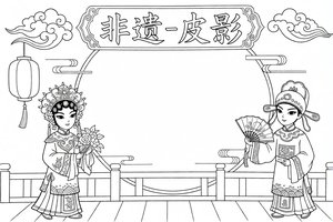 可打印线稿