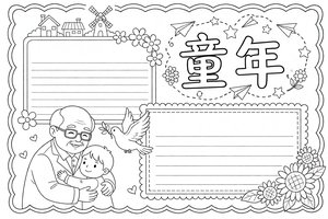 可打印线稿