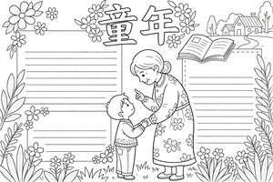 可打印线稿