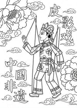 可打印线稿