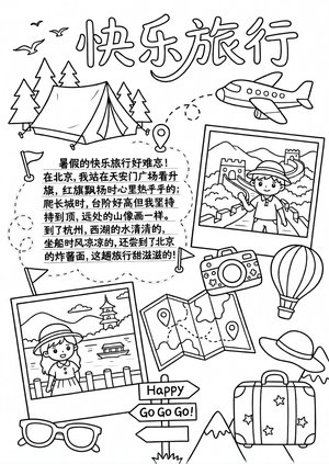 可打印线稿