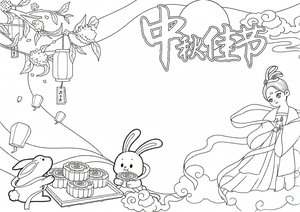 可打印线稿
