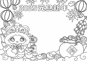 可打印线稿