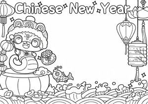 可打印线稿