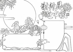 可打印线稿