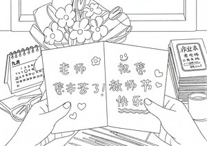 可打印线稿