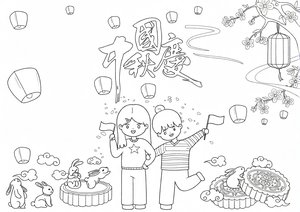 可打印线稿