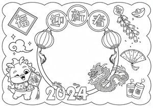 可打印线稿